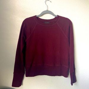 Maroon Banana Republic Crewneck Sweatshirt